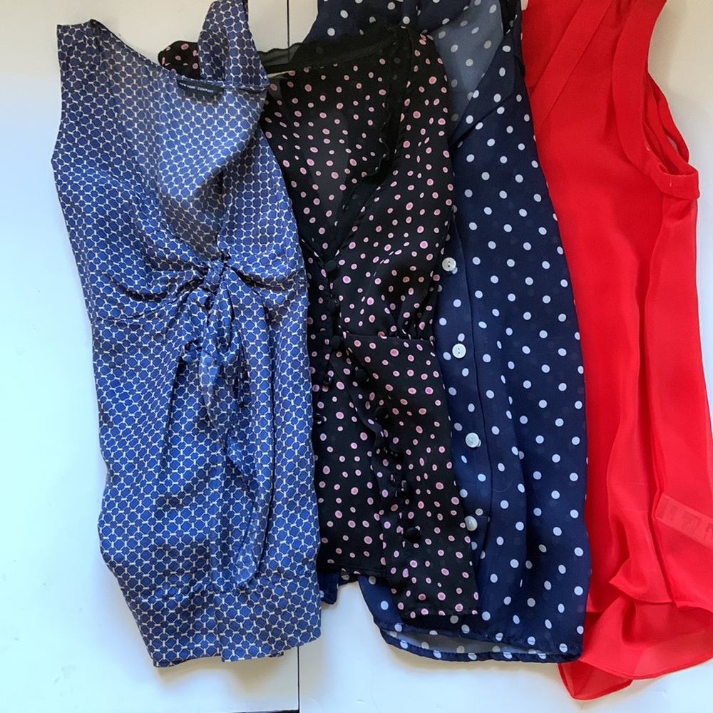 Four summer blouses